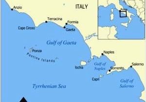 Ponza Italy Map isole Pontine Ponza Palmarola Zannone Italia Gaeta Gaeta