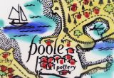 Pool England Map Perfect Poole Pottery Plate Hand Painted Map Of Poole