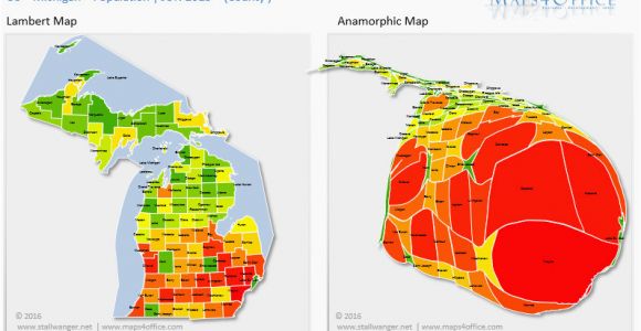 Population Density Map Michigan Michigan Population Density Map Secretmuseum