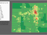 Population Density Map Of Colorado List Of Colorado Municipalities by County Wikipedia
