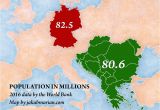 Population Density Map Of Europe Population by Country In Europe Map