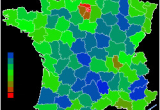 Population Density Map Of France List Of French Departments by Population Wikipedia