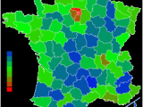 Population Density Map Of France List Of French Departments by Population Wikipedia