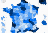 Population Density Map Of France List Of French Departments by Population Wikipedia