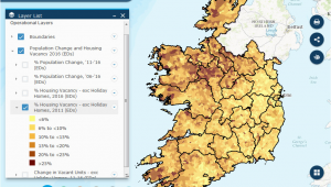 Population Density Map Of Ireland the Relationship Between Population Change and Housing