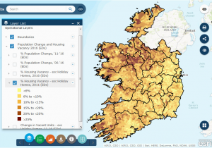 Population Density Map Of Ireland the Relationship Between Population Change and Housing