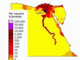 Population Density Map Of Italy Map Showing Population Density In Egypt Geography Egypt World