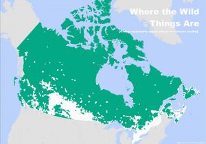 Population Distribution Map Of Canada This is How Empty Canada Really is Photos Huffpost Canada