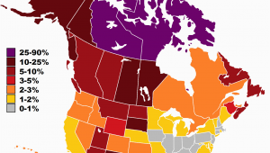 Population Map Of Canada Indigenous Peoples In Canada Wikipedia