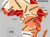 Population Map Of Colorado Population Density Of Africa with Us Equivalents More by