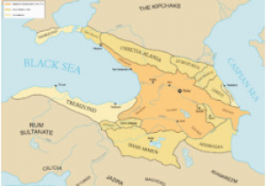 Population Map Of Georgia Kingdom Of Georgia Wikipedia