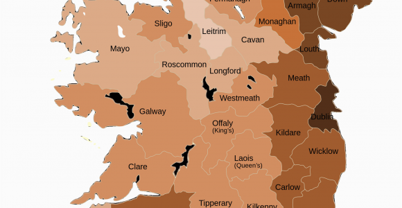Population Map Of Ireland atlas Of Ireland Wikimedia Commons
