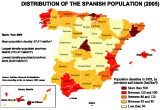 Population Map Of Spain atlas Of Galicia Wikimedia Commons