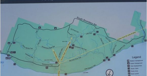 Porcupine Mountains Michigan Map area Map Of Hikes Picture Of Porcupine Mountains Wilderness State