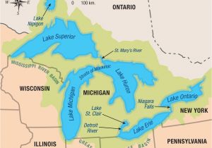 Port Huron Michigan Map Ontario Erie Huron Michigan and Superior are the Five Great