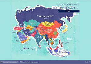 Port Of Spain On World Map World Map the Literal Translation Of Country Names