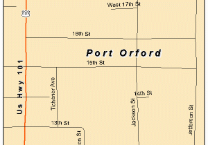 Port orford oregon Map Port orford oregon Street Map 4159250