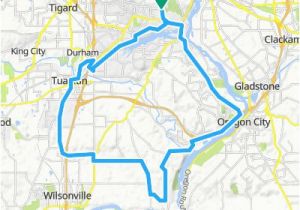 Portland oregon Bike Map Cycling Routes and Bike Maps In and Around Lake Oswego Bikemap