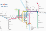 Portland oregon Max Map Wes Commuter Rail