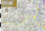 Portland oregon Neighborhood Map Streetwise Portland Map Laminated City Center Street Map Of