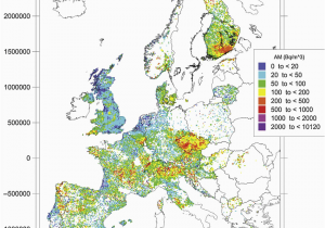 Portland oregon Radon Map Radon Map Europe Casami
