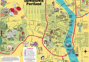 Portland oregon Subway Map Portland Bridges Map Map Of Portland Bridges oregon Usa