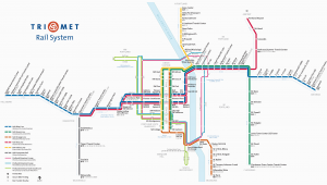 Portland oregon Train Map Wes Commuter Rail