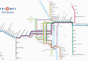 Portland oregon Transit Map Wes Commuter Rail