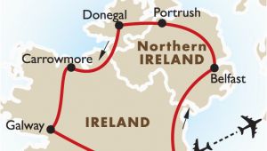Portrush Ireland Map northern Ireland the atlantic Coast Ireland Goway