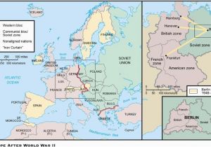 Post Ww2 Map Of Europe 50 Systematic Cold War Europe Map Labeled