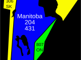 Postal Code Map Ontario Canada area Codes 204 and 431 Wikipedia