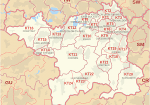 Postcode Map Of England Kt Postcode area Wikivisually