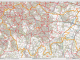 Postcode Map Of south East England Bromley Postcode Wall Map Br Postcode area