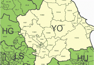Postcode Map Of south East England York Postcode area and District Maps In Editable format