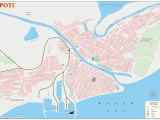 Poti Georgia Map City Maps Georgia Main Cities and Tbilisi Districts Print Ver