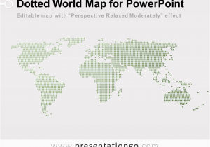 Powerpoint Map Of Canada 3d Perspective Dotted World Map Powerpoint Powerpoint Maps