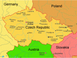 Prague On the Map Of Europe Prague Map Europe