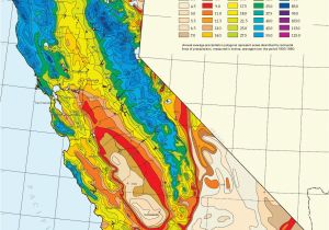 Precipitation Map California California State Map Pictures Best Of California Average Annual