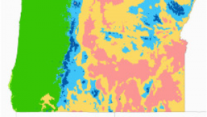 Precipitation Map oregon Climate Of oregon Revolvy