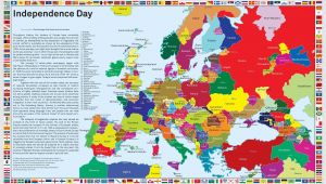 Present Day Europe Map Independence Day What Europe Would Look if Separatist