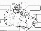 Printable Blank Map Of Canada to Label 53 Rigorous Canada Map Quiz