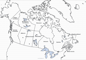 Printable Blank Map Of Canada with Provinces and Capitals Europe All Types Of Maps