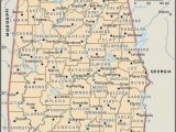 Printable Map Of Alabama Map Of Alabama County Boundaries and County Seats Genealogy