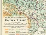 Printable Map Of Eastern Europe 1930 Eastern Europe Map Print Baltic States by