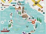 Printable Map Of Florence Italy Cartoon Map Of Italy Printable Italian Tidbits In 2019 Italy