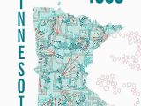 Printable Map Of Minnesota Minnesota Map Print Jhill Design Map Prints Things for My Wall