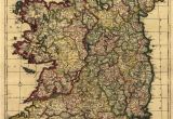 Printable Maps Of Ireland Hd Vintage Ireland Map Oil Painting Print On Canvas Retro