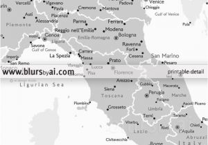 Printable Maps Of Italy 8×10 16×20 Printable Map Of Italy Italy Map with Cities Italia