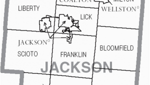 Property Maps Ohio File Map Of Jackson County Ohio with Municipal and township Labels