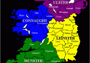 Provinces Of Ireland Map the Irish Adventure Tidbits